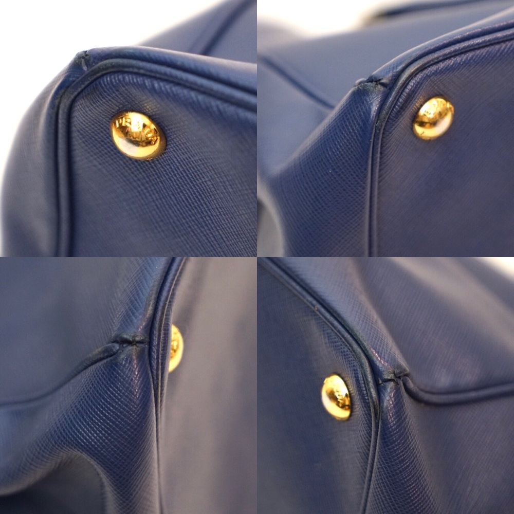 Prada Blue Saffiano Leather Lux Tote Bag - Picture 8 of 8